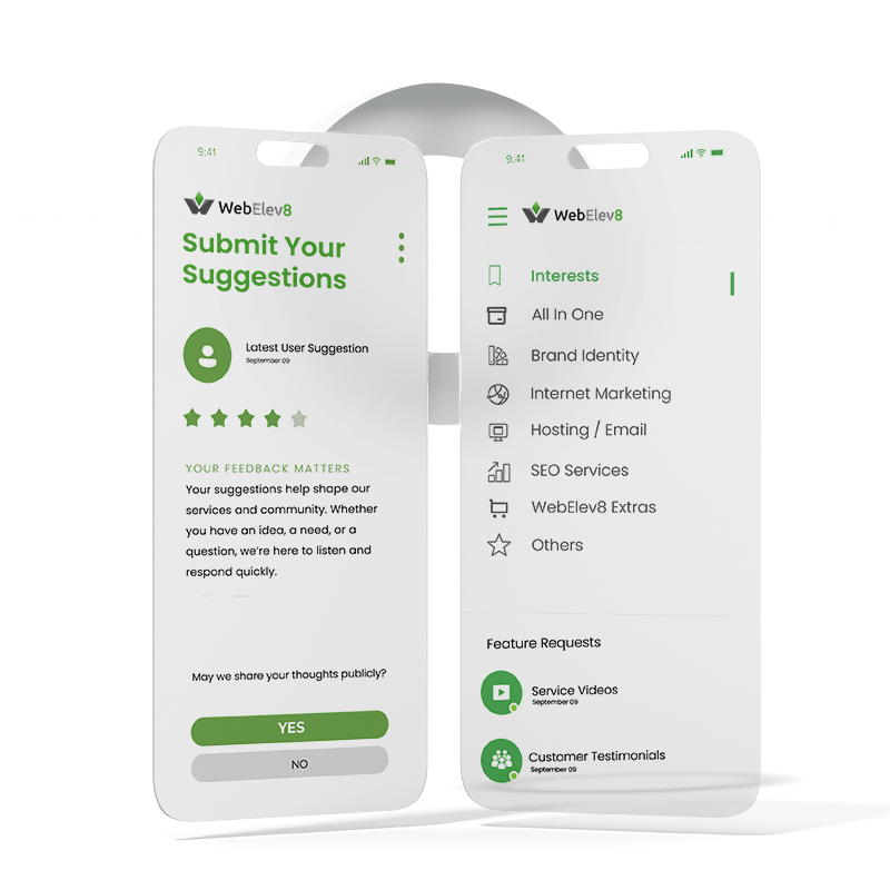 WebElev8 | Submit Your Suggestion